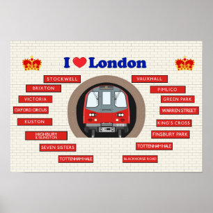 Póster Amo Londres