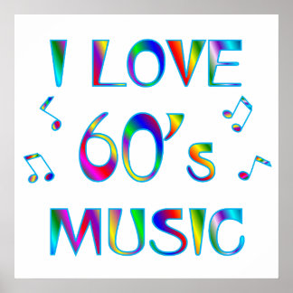 Póster Amo los 60