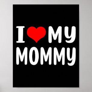 Póster Amo Los Graciosos Regalos De Día de la Madre De Mi