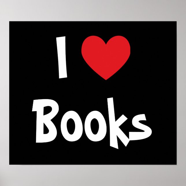 Póster Amo los libros (Frente)