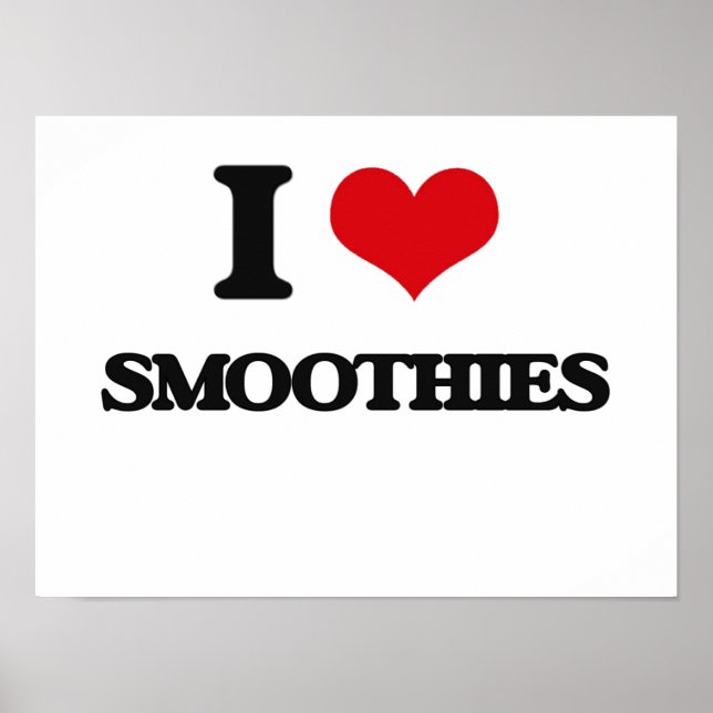 Póster Amo los Smoothies (Frente)