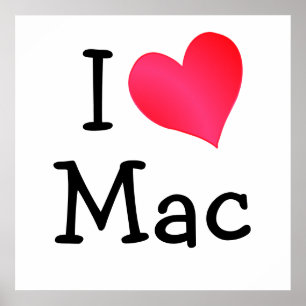 Póster Amo Mac