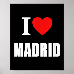 Póster Amo Madrid España Espana Sunshine verano español