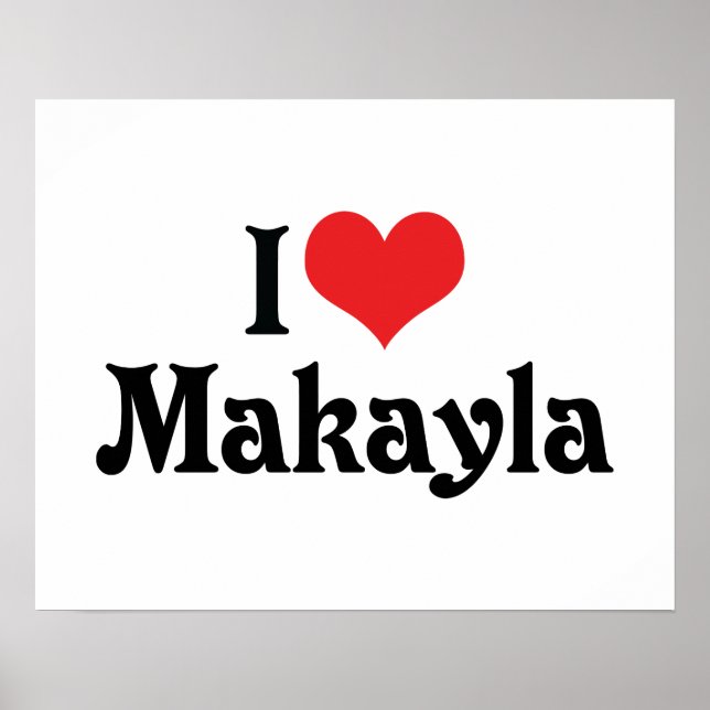 Póster Amo Makayla (Frente)