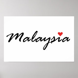 Póster Amo Malasia