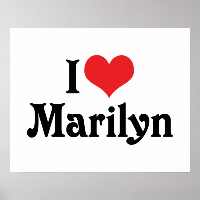 Póster Amo Marilyn (Frente)