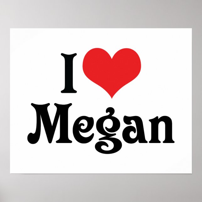 Póster Amo Megan (Frente)