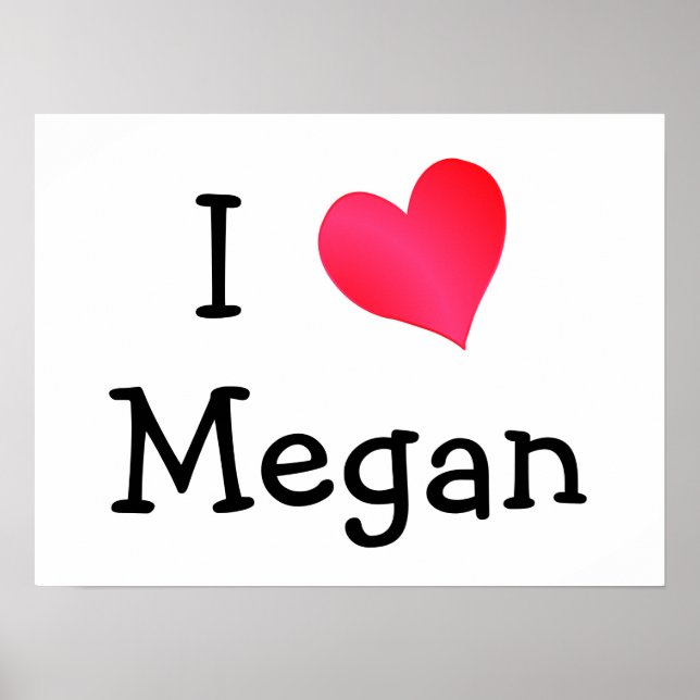Póster Amo Megan (Frente)