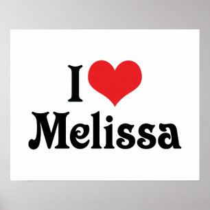 Póster Amo Melissa