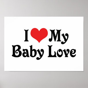 Póster Amo Mi Amor De Bebé