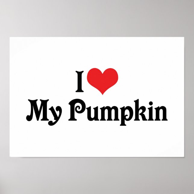 Póster Amo Mi Calabaza (Frente)
