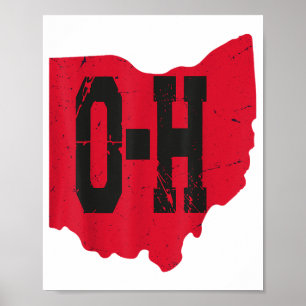 Póster Amo Mi Guión Hogar Ohio Buckeye State