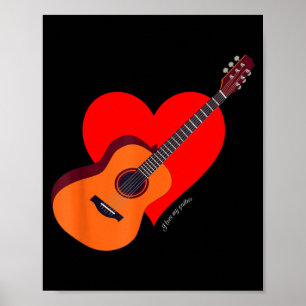 Póster Amo mi guitarra nuevo estudiante