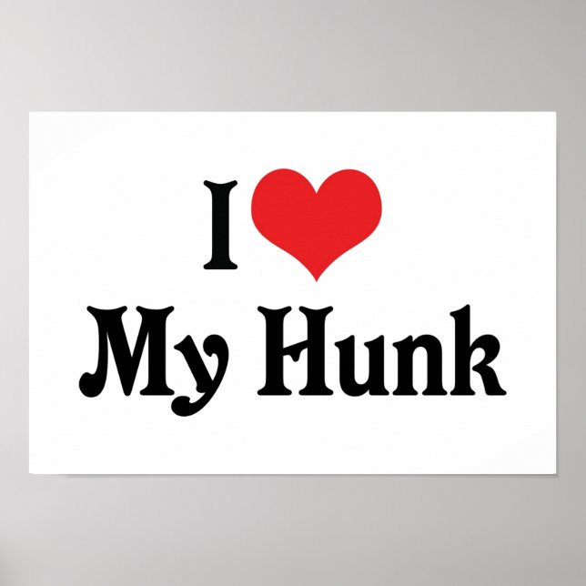 Póster Amo Mi Hunk (Frente)