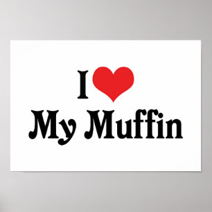 Póster Amo Mi Muffin