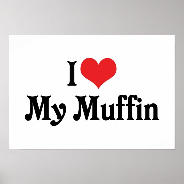 Póster Amo Mi Muffin (Frente)