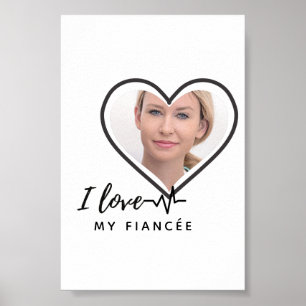 Póster Amo Mi prometida - Mejor Amigo Personalizado