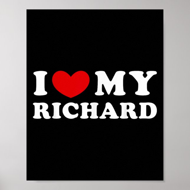 Póster Amo Mi Richard, Corazón Mi Richard (Frente)
