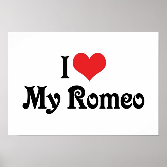 Póster Amo Mi Romeo (Frente)