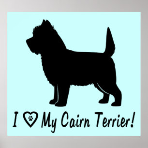 Póster Amo Mi Terrier De Cairn
