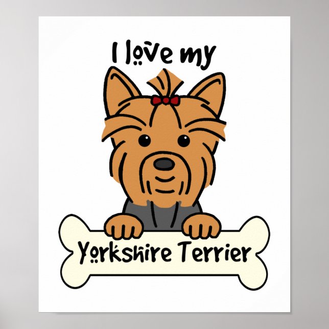 Póster Amo mi territorio de Yorkshire (Frente)