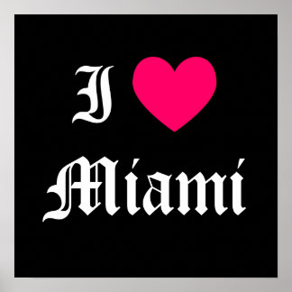 Póster Amo Miami