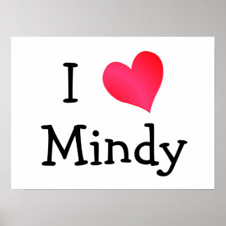 Póster Amo Mindy