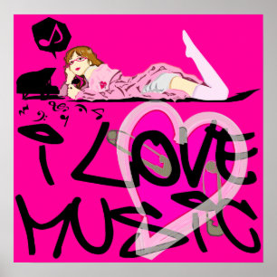 PÓSTER AMO MÚSICA