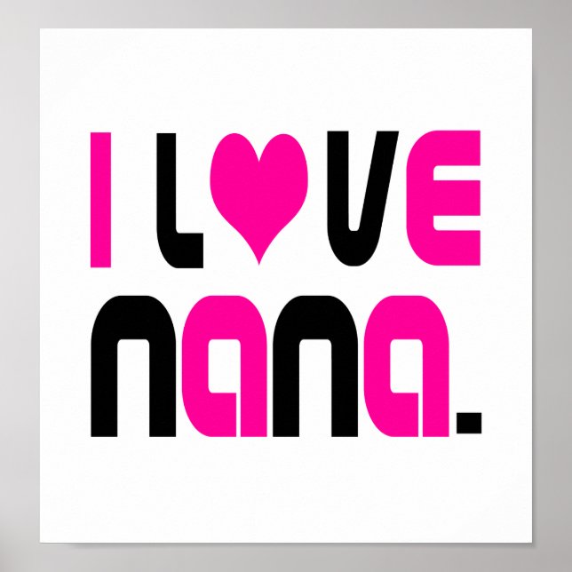Póster Amo Nana Rosa (Frente)