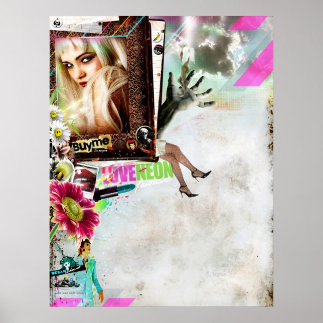 Póster amo NEON (Frente)