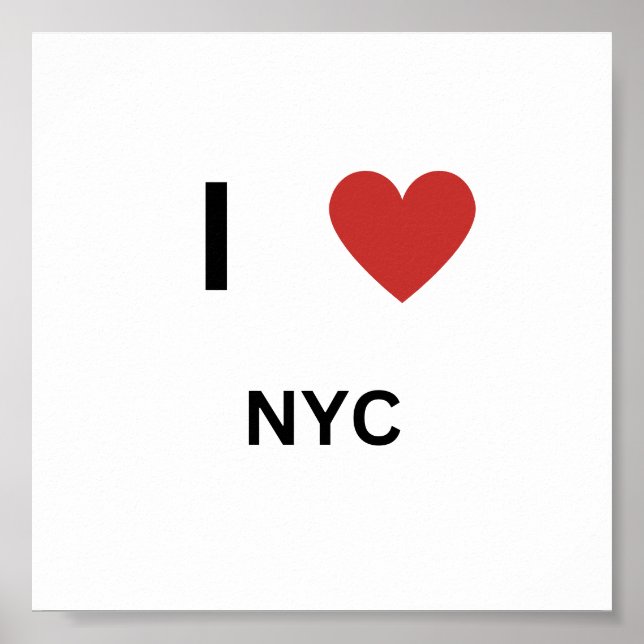 Póster Amo NYC (Frente)