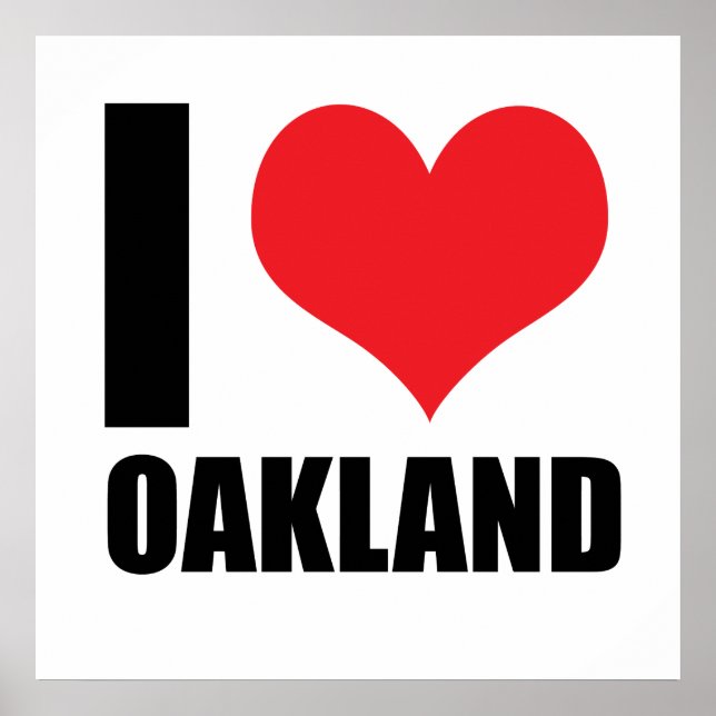 Póster Amo Oakland (Frente)