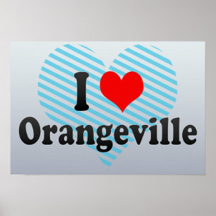Póster Amo Orangeville, Canadá
