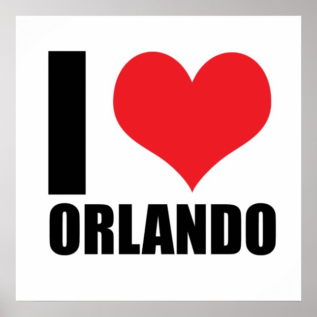 Póster Amo Orlando (Frente)