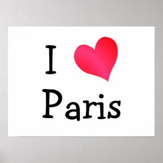 Póster Amo París