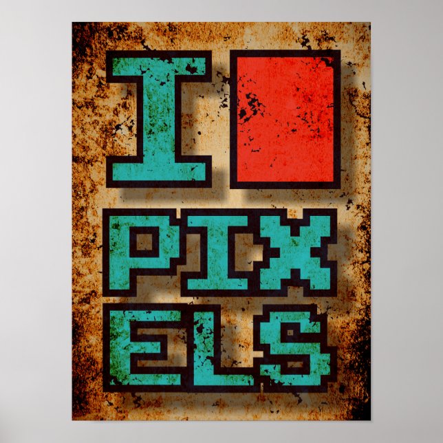 Póster Amo Pixel (Frente)