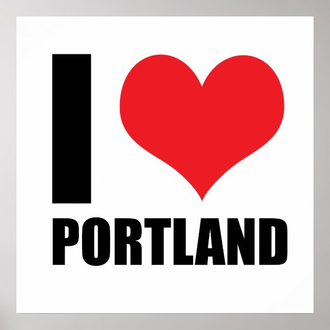 Póster Amo Portland (Frente)