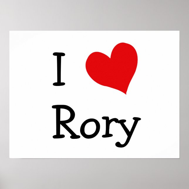 Póster Amo Rory (Frente)