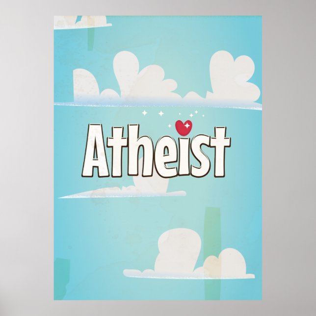 Póster Amo ser ateo (Frente)