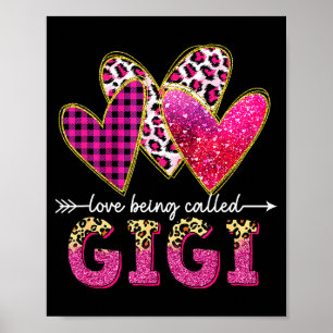 Póster Amo ser llamada gigi abuela día de las madres vale