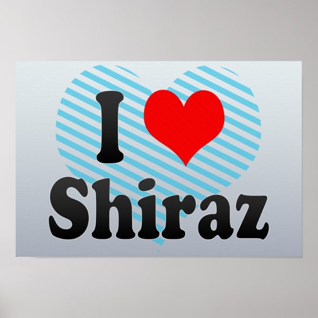 Póster Amo Shiraz, Irán (Frente)