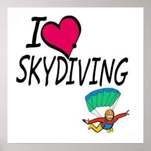 Póster Amo Skydiving