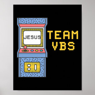 Póster Amo Vbs Videojuego Escuela Bíblica de Vacaciones R