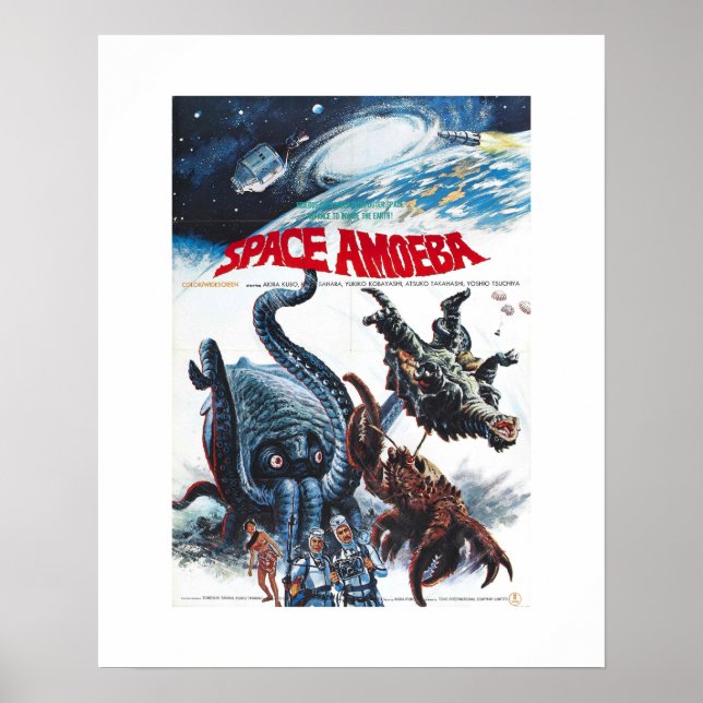 Póster Amoeba espacial (Frente)