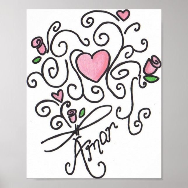 Póster Amor (Frente)