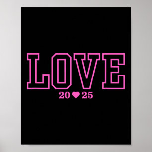 Póster Amor 2025 San Valentín Compromiso Boda Matrimonio