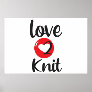 Póster Amor 2 Knit