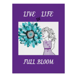 Póster Amor a las flores