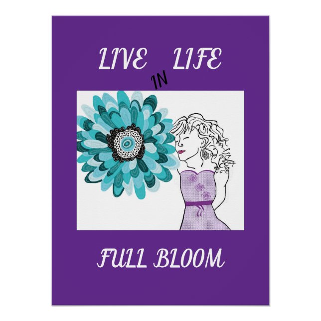 Póster Amor a las flores (Anverso)