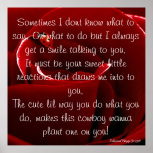 Póster Amor a los tramposos con Poster de poemas